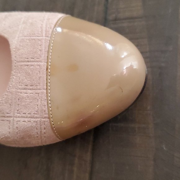 salvatore ferragamo women suade patten leather toe box size 7b - Picture 10 of 12